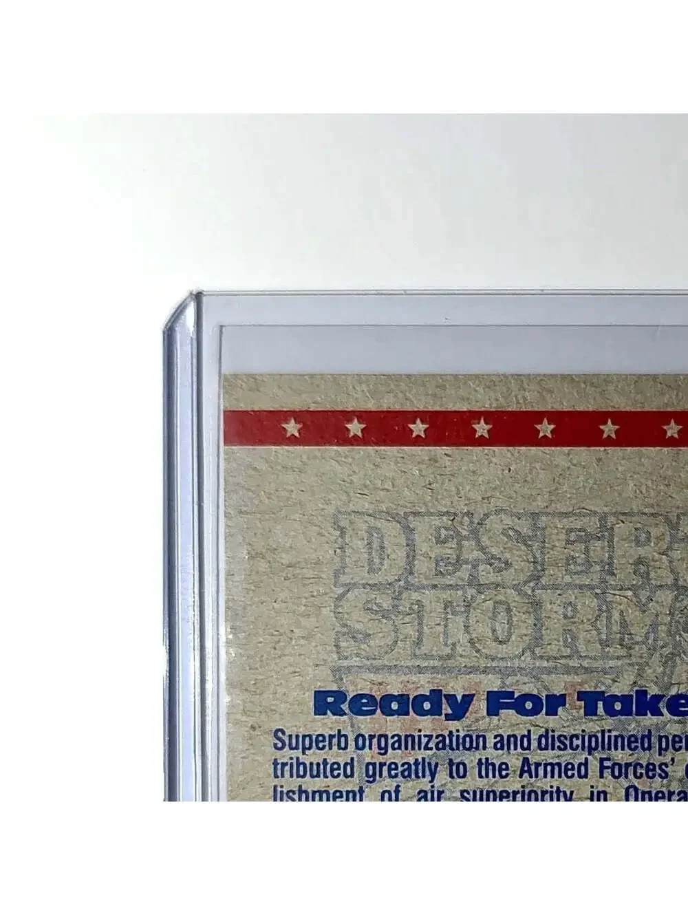 Ready for Takeoff 1991 Topps Desert Storm #26 Card